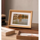 Wooden photo frame for setting up photo frame six, six, seven, eight, eight, ten, 10-inch A4 photo frame, calligraphy picture frame for wall hanging, versatile and atmospheric, wood color (with cardboard) A4-inch inner diameter 21cm*29.7cm (can be placed horizontally or vertically)