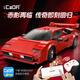 Click remote control building blocks to assemble children's toys Red Shadow Sports Car Racing Sports Car Model Boy Car C51085 Red Shadow Sports Car-Remote Control Version-328