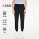 劲霸男装（K-Boxing）劲霸男装春夏时尚商务薄款舒适休闲微弹慢跑裤FMKR1343 黑色（合身版） 28