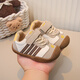 Tyrannis Yangma recommends autumn new Dexun infant soft-soled non-slip toddler shoes 0-1 years old 2 girls casual 4 khaki 18_inner length 12.5cm