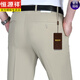 Hengyuanxiang Mulberry Silk Casualhose mittleren Alters im mittleren Alter des Vaters des Vaters des Herren des Herren des Herren des Männervaters, der dünne lockere, gerade eisenfreie förmliche Formalenhosen 9885 Blau und graue Streifen 29 Taille 2,2 Fuß = 73c