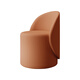 Tuoxiang Makeup Stool Modern Simple Dressing Stool Home Light Luxury Makeup Chair Soft Covered Round Stool Bedroom Dressing Table Chair Turntable Style - Apricot White + Brown