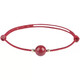 红绳朱砂转运男女手链平安手工编织手绳脚链情侣礼物红绳手链 1条装【朱砂手链红色】