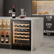 VINGARDE wine cabinet constant temperature wine cabinet embedded seamless hidden installation household constant temperature moisturizing wine tea refrigerator compressor refrigeration air-cooled frost-free YC-150SZFF embedded red wine cabinet single temperature 51 bottles 150L