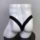 Fodrk Doppelgraben Unterwäsche Herren Unterwäsche sexy niedrige Taille Ice Seidentangs Etwas transparent Rückenraum Gay kleiner Rückenraum Weiß M 110jin [Jin entspricht 0,5 kg]
