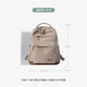 Leif business travel 14-inch computer bag female Korean version student school bag large capacity school backpack seagull gray large size