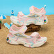 Anta Children's Little Kirin 2025 Summer Girls Sandals Medium Large Children Student Sandals Soft Sole Princess Shoes Waterproof Girls Beach Shoes 9901 Watermelon Red 33 Inner Length/21.2cm