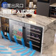 Bai Kailun Ice Bar Red Wine Cabinet Home Embedded Red Wine Cabinet Office Glass Door Refrigerator Tea Beverage Wine Refrigerator Fruit Preservation Cabinet Constant Temperature Cabinet Constant Humidity Grape Three Temperature Combination Cabinet | Ice Bar Red Wine Style 300L Thin Style
