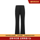 BOSIDENG's new style down pants for outer wear, high-waisted, slim, comfortable and warm trousers for women B40147042ZB Extreme Night Black 8A50 XS 155/62A