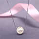 Yueyi Seawater Pearl 925 Silver Necklace North Sea South Pearl Single Pendant as a Birthday Gift for Girlfriend 8-8 Points 5mm North Sea South Pearl + 925 Silver Yellow Necklace