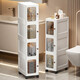 Jingdong Logistics bathroom gap storage cabinet multi-layer kitchen home bathroom mobile narrow gap storage rack narrow cabinet 23 sides wide 4 doors