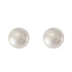 2025 Spring New S925 Silver Needle Pearl Stud Earrings on Card Aurora White High-Bright Pearl Earrings ABS Earrings Pair of Pearl Earrings (14mm) S925