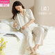 
Modal pajamas women's new summer pure cotton short-sleeved trousers women's summer gorgeous home clothing suit summer YR-9923 M