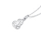 Mengjinyuan Platinum Pendant Crushed Ice Butterfly Gourd Exploding PT950 Platinum Pendant as a Birthday Gift for My Girlfriend, Weight Approximately 2.70g