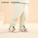Balabala baby down pants children boys and girls trousers winter wear 2025 new thickened warm leggings pants cute and trendy