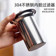 Straight teapot tea water separation high borosilicate glass stainless steel liner tea set set tea brewing teapot straight steel leaky kettle 350ML