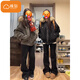 Mianzhizuoshandiaopai overcome hooded cotton coat for women winter new cotton coat plus velvet jacket down jacket large fur collar Feng 523 black high quality M 110-125Jin Jin is equal to 0.5 kg