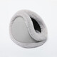 Winter earmuffs, men's outdoor riding windproof earmuffs, women's ear protection artifact, warm ear bags, winter ear warm ear bags, rough edge enlarged and thickened version - gray 1 pack