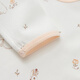 Tongtai (TONGTAI) baby bag, spring and autumn pure cotton baby jumpsuit, children's triangle robe, pajamas, white 90cm