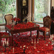 Dongzhitiandi simulated rose fake flower petals for wedding, wedding room, birthday confession, decoration, hand-spreading flowers, proposal, petal rain, simulated rose petals, burgundy, about 1000 pieces