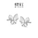 Ming brand jewelry platinum earrings Pt950 white gold Yimeng butterfly earrings BFH0141 platinum earrings about 2.01 grams