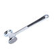 Feiyiya 304 stainless steel food-grade kitchen meat pounding double-sided household meat loosening hammer special meat hammer A rubber handle + horizontal style A small // solid /