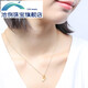 Chilu Gold Note Gold Pendant Fashion Women's Birthday Couple Gift High-end Fashion Design Pendant