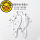 G.DUCKKIDS baby clothes newborn jumpsuits spring and autumn pure cotton foot-covering romper newborn 0-3 months male and female baby pajamas four seasons full printed D word baby elephant bag hand and foot jumpsuit 52cm 52 size 0-1 month