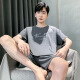 康诺顿（CONNORTON）男士睡衣男夏季短袖棉质男款夏天薄款男生可外穿大码家居服 HD9928 2XL