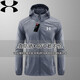 Under Armor broken code UA ice silk quick-drying sun protection clothing summer men's hooded style outdoor breathable fishing dark gray hooded style XL recommended 120-140Jin Jin equals 0.5 kg