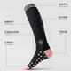 Sangxiu Professional Muscle Yoga Socks Women's Pressure Socks Dance Trampoline Pilates Fitness Running Jump Rope Compression Socks Calf Socks White Pink + White Black One Size
