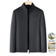 GOLDLION G+ Goldlion Executive Jacket Men's Light Luxury Cashmere Wool Blended Stand Collar Jacket Men's Autumn and Winter Warm Jacket Flagship Official Black M 170 100-125Jin Jin is equal to 0.5 kg