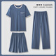 Carsemkeitn Modal Men's Pajamas Летние летние брюки с тремя частями.