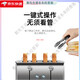 SILEDE is suitable for SILEDE stainless steel toaster home commercial hotel toaster 4 slices breakfast 40s1 (thin toast/automatic pop-up)
