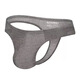 Adano tight sexy low waist men's thong hip lifting cotton sports breathable single thong farmers gay passion pants gray XL