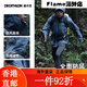 迪卡侬（DECATHLON）硬壳冲锋衣男女户外休闲登山徒步防风防水夹克风衣M 女款-黛紫色 S