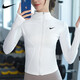 Nike (NIKE) Sports Jacket Women's Quick-Drying Breathable Fitness Yoga Pilates Training Wear Long-Sleeved Tight Cycling Suit Top Blue L Recommended 105-120 Jin Jin equals 0.5 kg d