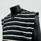 Lucao ADEI2025 SOMMER NEUER AMERICAN MODE MODE MODE ROUND Leader Logo Weste Schleifstreifen Kurzarm schwarze Weste BX1049 Schwarzes Inland S L.