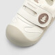 Ying's YEEHOO baby toddler shoes spring and autumn new style boys and girls non-slip functional shoes small baby early stage children's shoes antibacterial shoes milk coffee strips - four seasons style 20 sizes recommended foot length 12.6-13.0cm