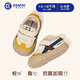 Inbemini baby boy toddler shoes, soft sole children's shoes, autumn boys' casual sports shoes, girls' sneakers, running shoes, Khaki 25, inner length 16.0CM, suitable for feet around 15.5CM