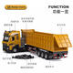 Baike King remote control car Hundred Ton King remote control car truck model children's extra long dump truck toy alloy transport truck picture 150 muck transport truck length 35 size