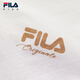 FILA Children's Sun Protection Clothing 2025 Autumn New Loose Hooded Woven Jacket for Girls, Middle and Large Children Cloud Mushroom White-WT 160
