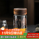 Genas glass tea can portable small tea can sealed can 300ml storage tea can coffee can mini glass can
