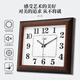 Kangbas living room wall clock silent bedroom office wall clock simple calendar clock home quartz clock perpetual calendar 41*36 cm wood grain calendar