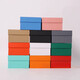 RSRDDY 10 pcs upper and lower lid kraft paper shoe box carton color universal shoe box packaging wall storage box 32X20X12CM red 10 pcs 1*1*1CM