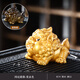 Lucky Pixiu tea pet ornaments can be used to grow tea sets, Kung Fu tea accessories, decorative tea trays, tea tables, color-changing tea toys, Lucky Pixiu turns golden