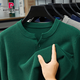 Pierre Cardin Autumn 100 pure cotton comfortable and skin-friendly men's sweater casual henley collar bottoming sweater loose sweatshirt for men blue M 165 125Jin Jin is equal to 0.5 kg or less