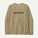 Patagonia men's LS casting outdoor fly fishing blended trendy long-sleeved T-shirt crew neck shirt 37819 PUM Khaki M
