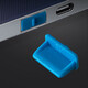 Computer Tools Computer Dustproof Accessories USB Dustproof Plug USB Sealing Plug Laptop USB Removable Silicone Material 3mm Tail Wing Design Plug-in Transparent Color 1000 Pack