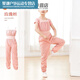Xu Qixing sweats for female dancers, children's body pants overalls, warm-up pants, practice pants, ballet jumpsuit, rose pink, does not include pink short-sleeved bottoming, size 150, height 130-140cm